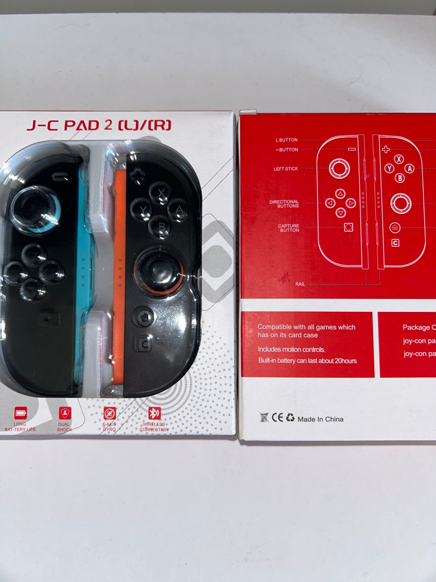 Joy-Con compatibles Nintendo Switch 2 – Manettes sans fil ergonomiques avec accessoires