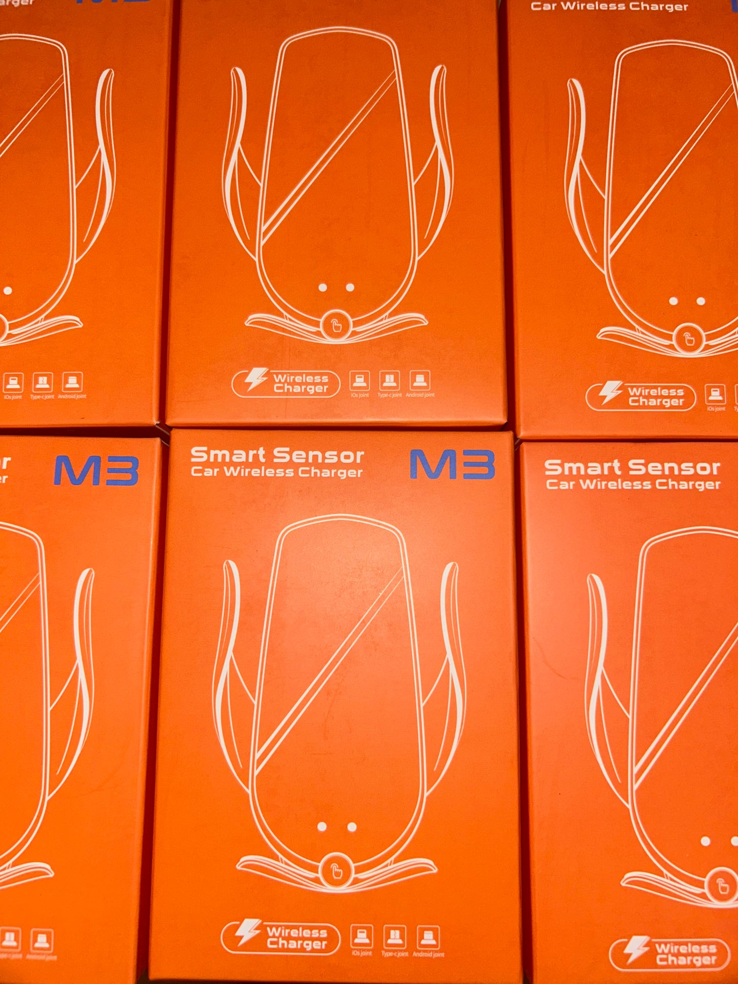 Support Téléphone Voiture avec Chargeur Sans Fil Rapide Qi