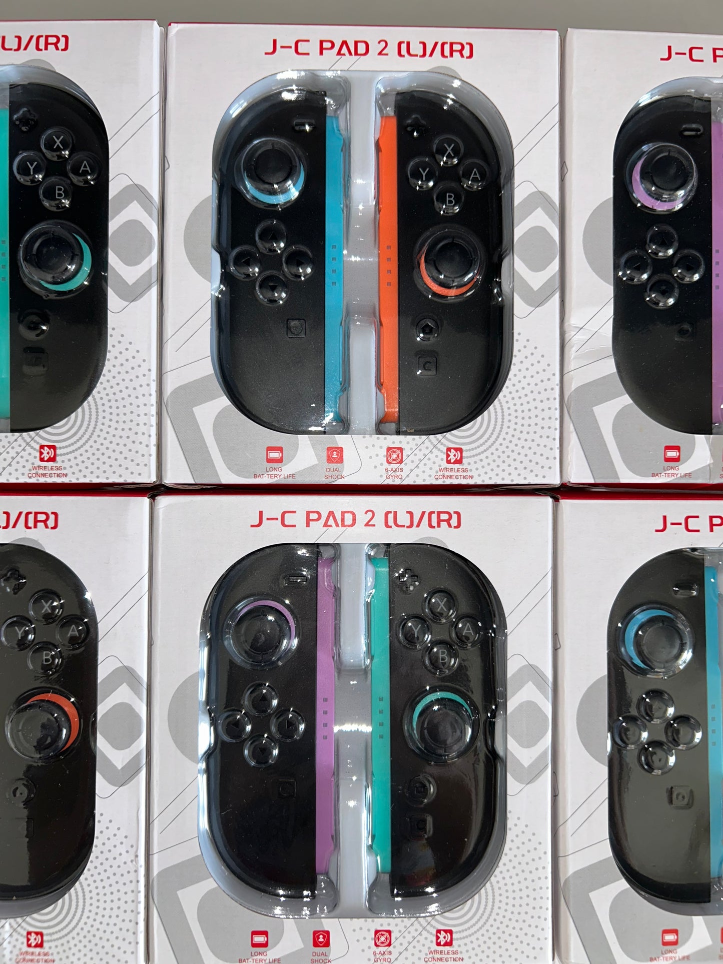 Joy-Con compatibles Nintendo Switch 2 – Manettes sans fil ergonomiques avec accessoires