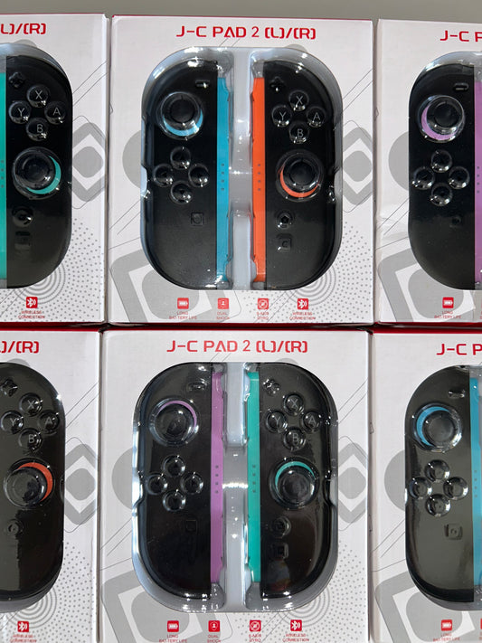 Joy-Con compatibles Nintendo Switch 2 – Manettes sans fil ergonomiques avec accessoires
