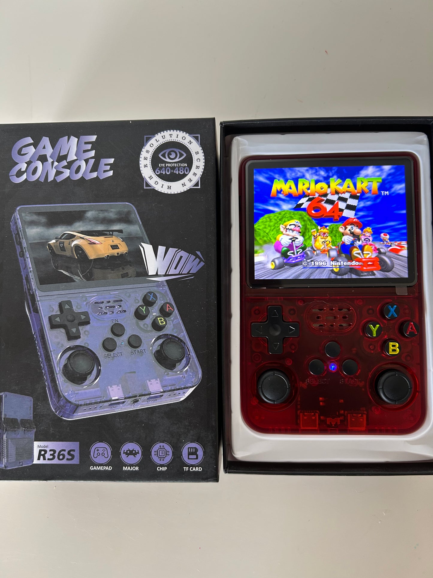 Console Rétro Portable R36S – +10 000 Jeux Inclus 🎮 | Écran HD | Autonomie Longue
