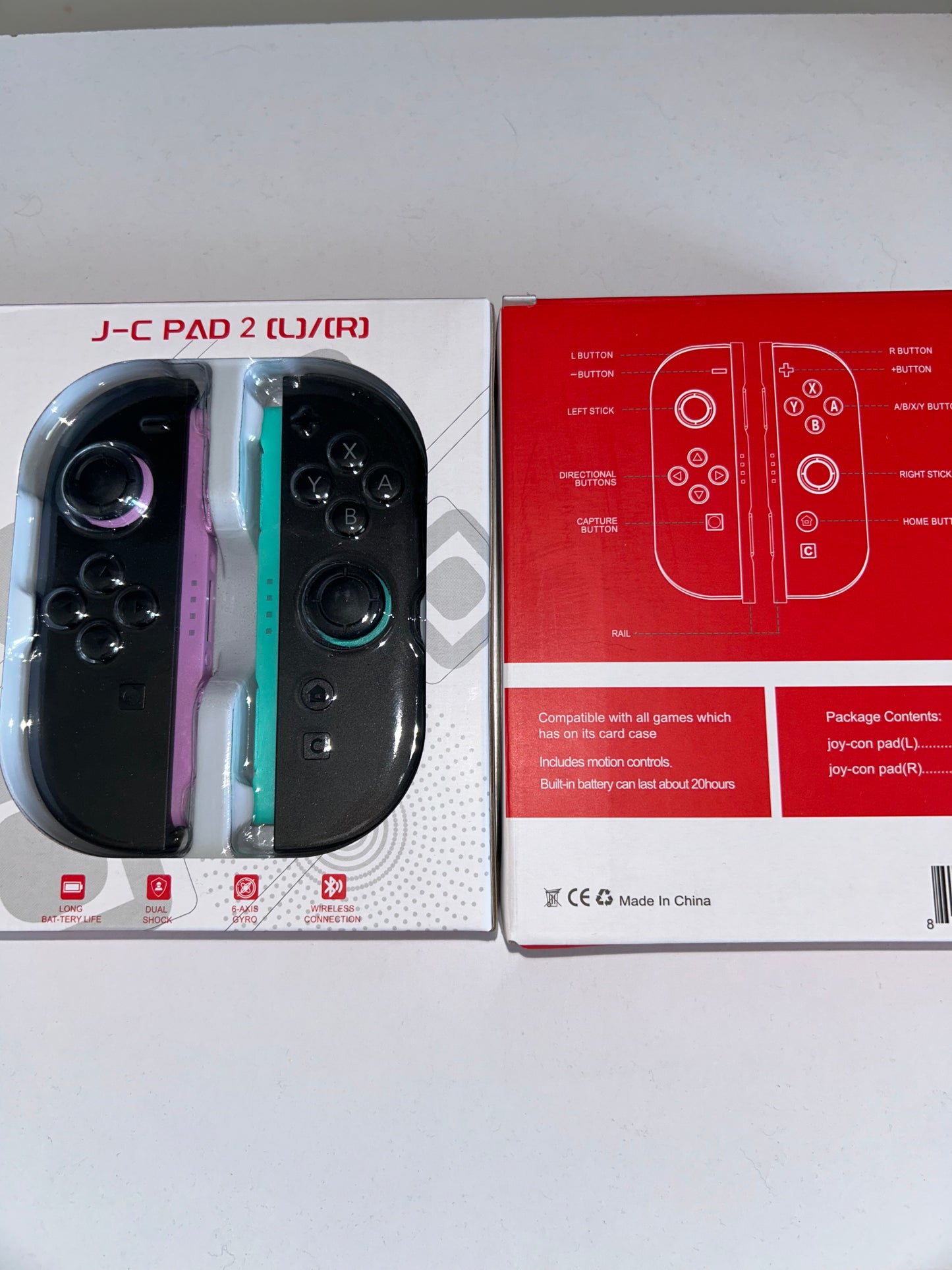 Joy-Con compatibles Nintendo Switch 2 – Manettes sans fil ergonomiques avec accessoires
