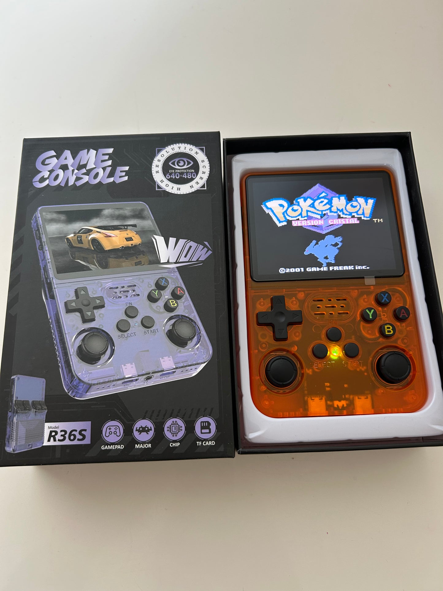 Console Rétro Portable R36S – +10 000 Jeux Inclus 🎮 | Écran HD | Autonomie Longue