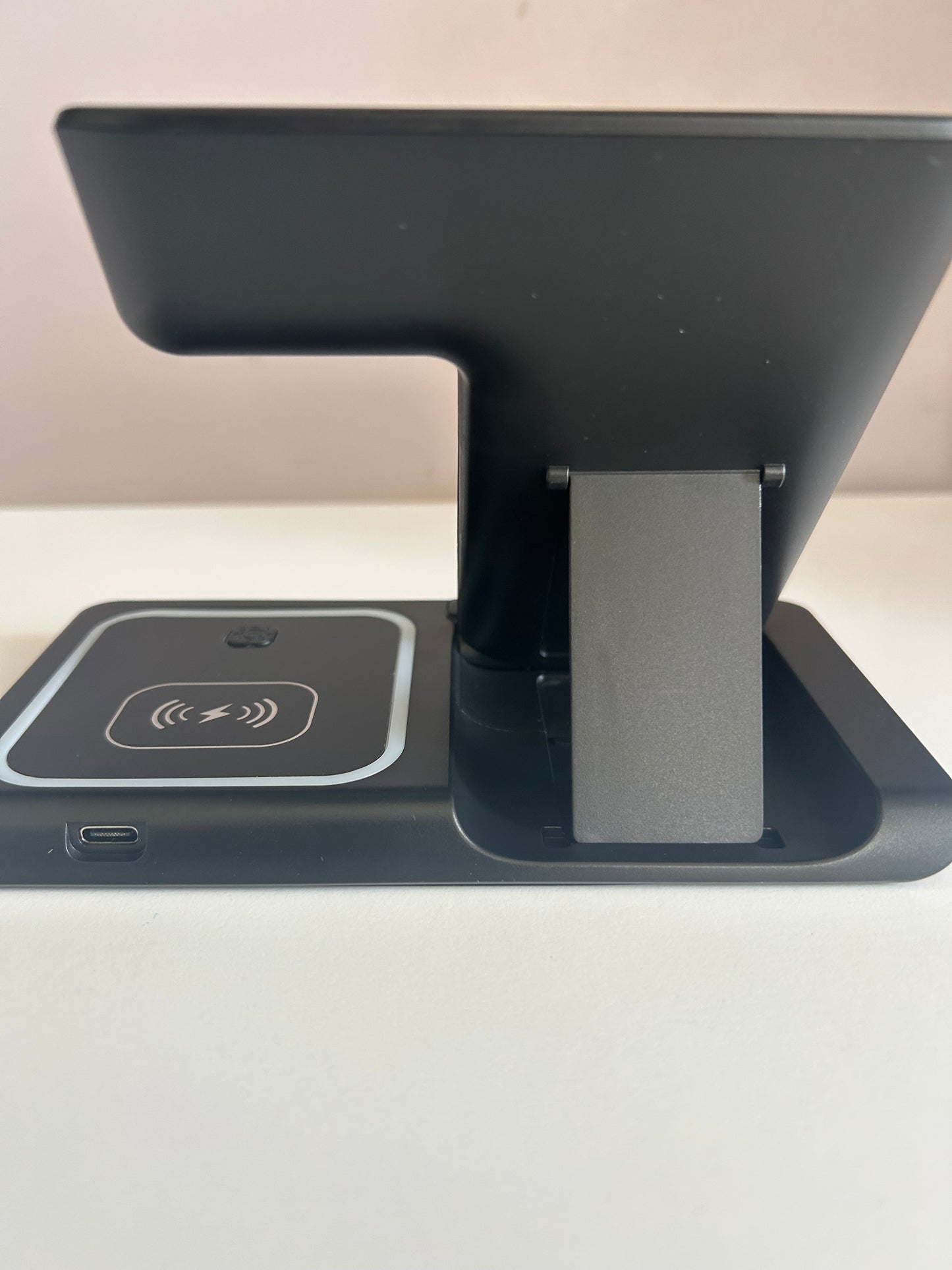 🔋 Chargeur Sans Fil 3-en-1 Pliable – Station de Recharge Multifonction