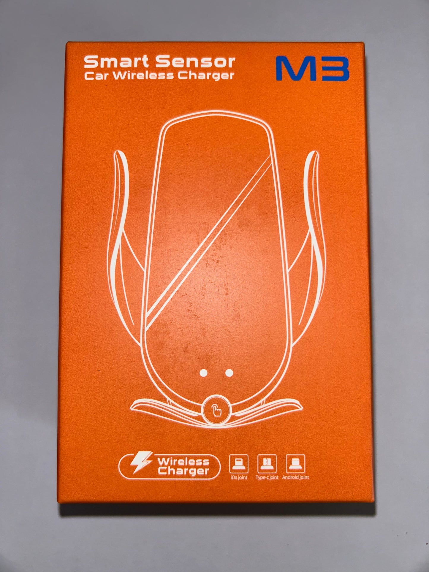 Support Téléphone Voiture avec Chargeur Sans Fil Rapide Qi